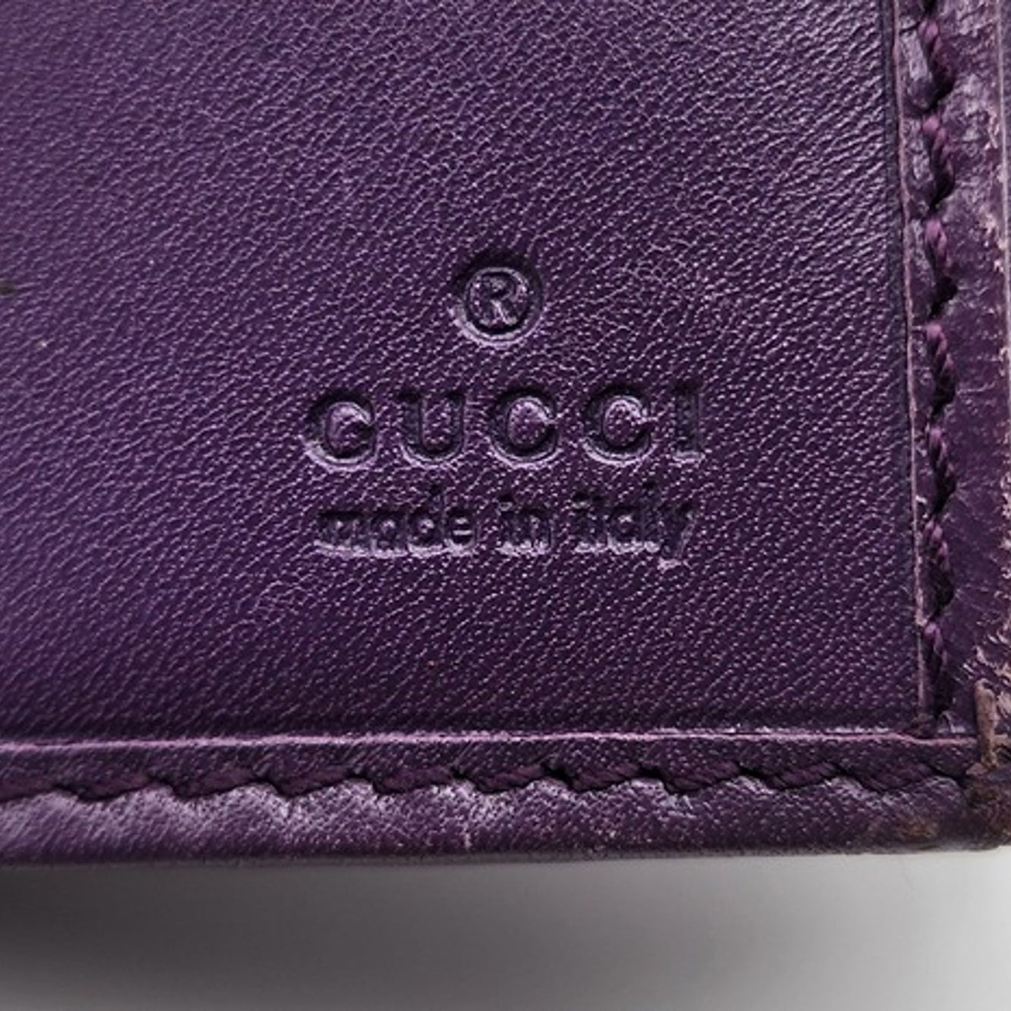 Gucci Jackie Long Wallet Purple