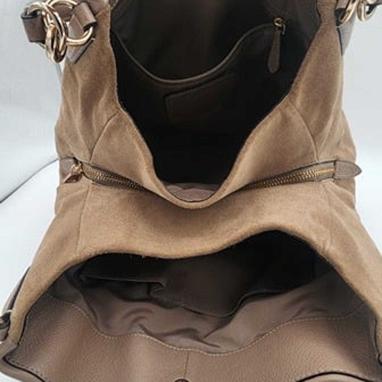 Coach Suede Hobo Bag