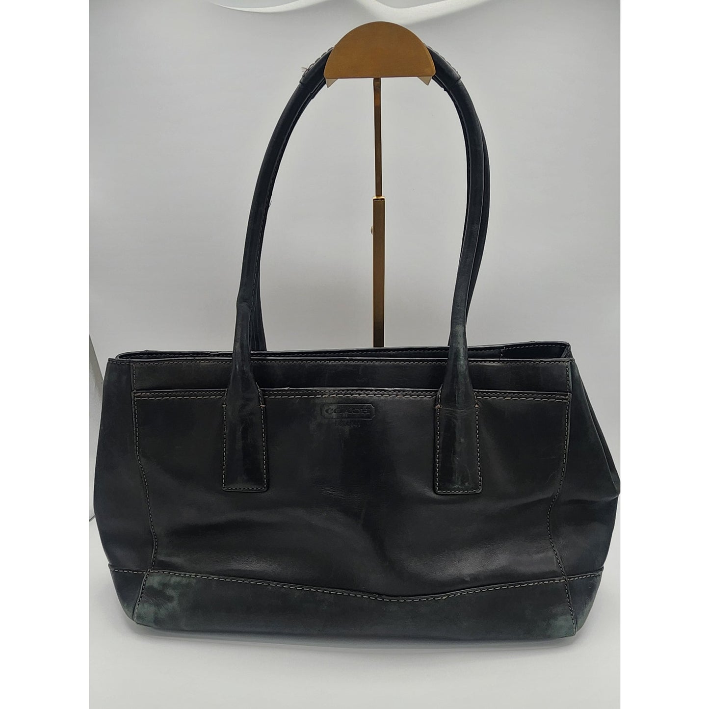 Coach Madeline Tote Black Leather