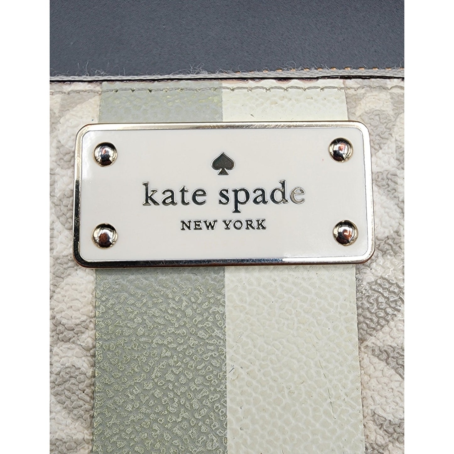 Patterned Kate Spade Zip Around Wallet