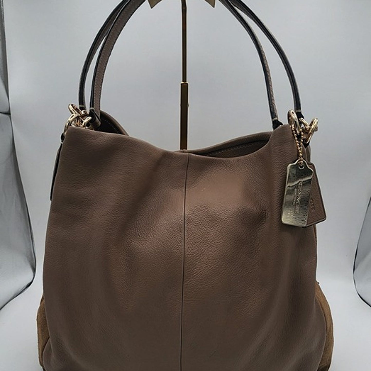 Coach Suede Hobo Bag