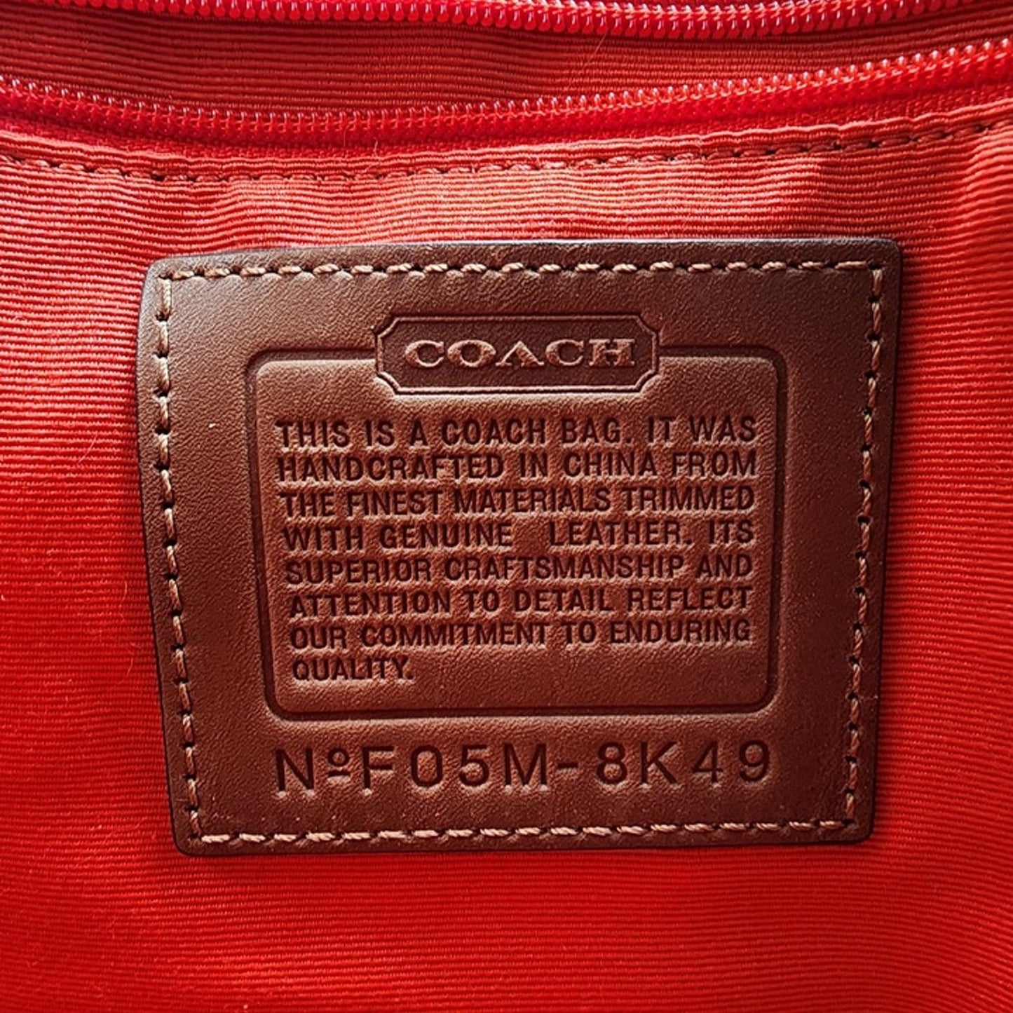 Coach Signature Canvas Tote