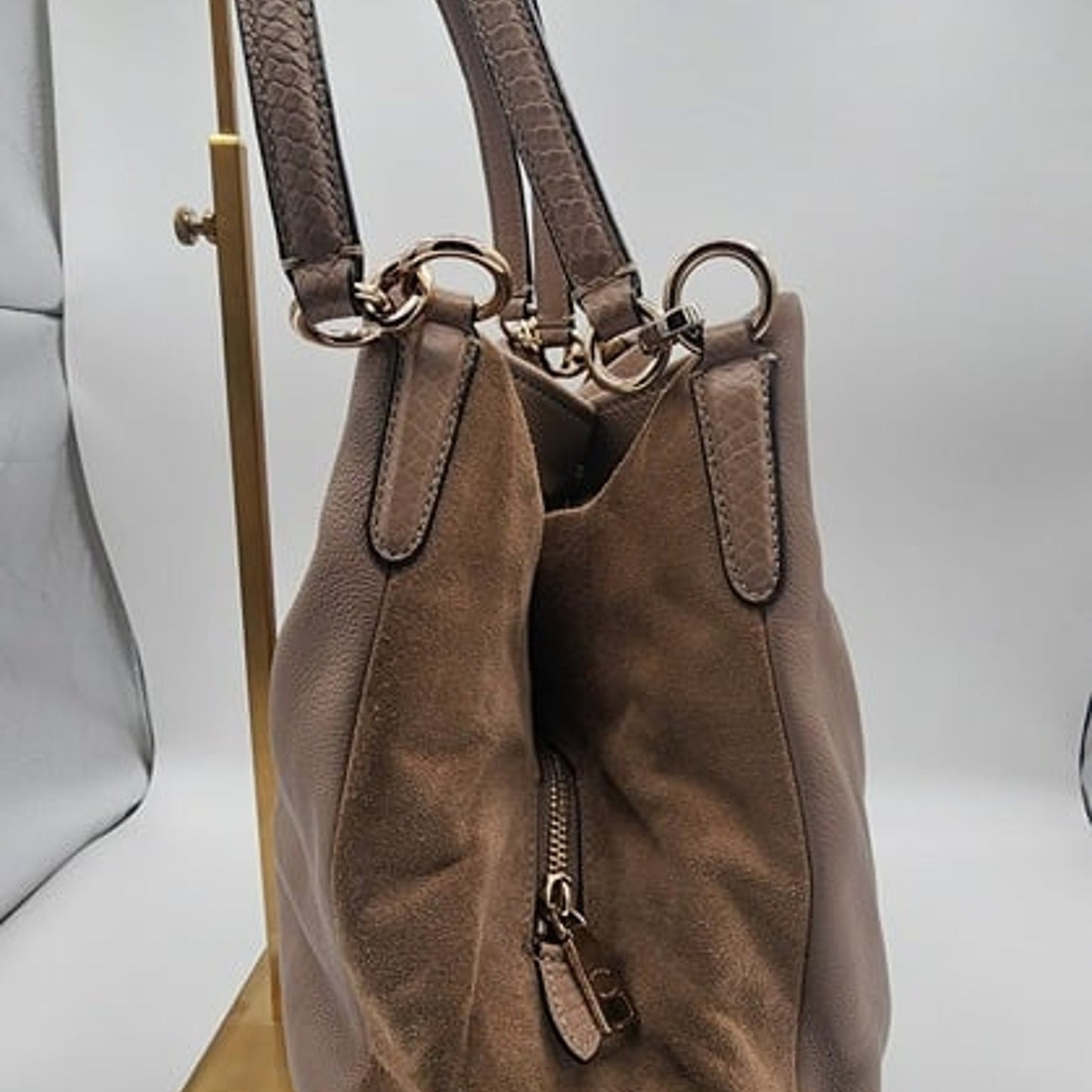 Coach Suede Hobo Bag