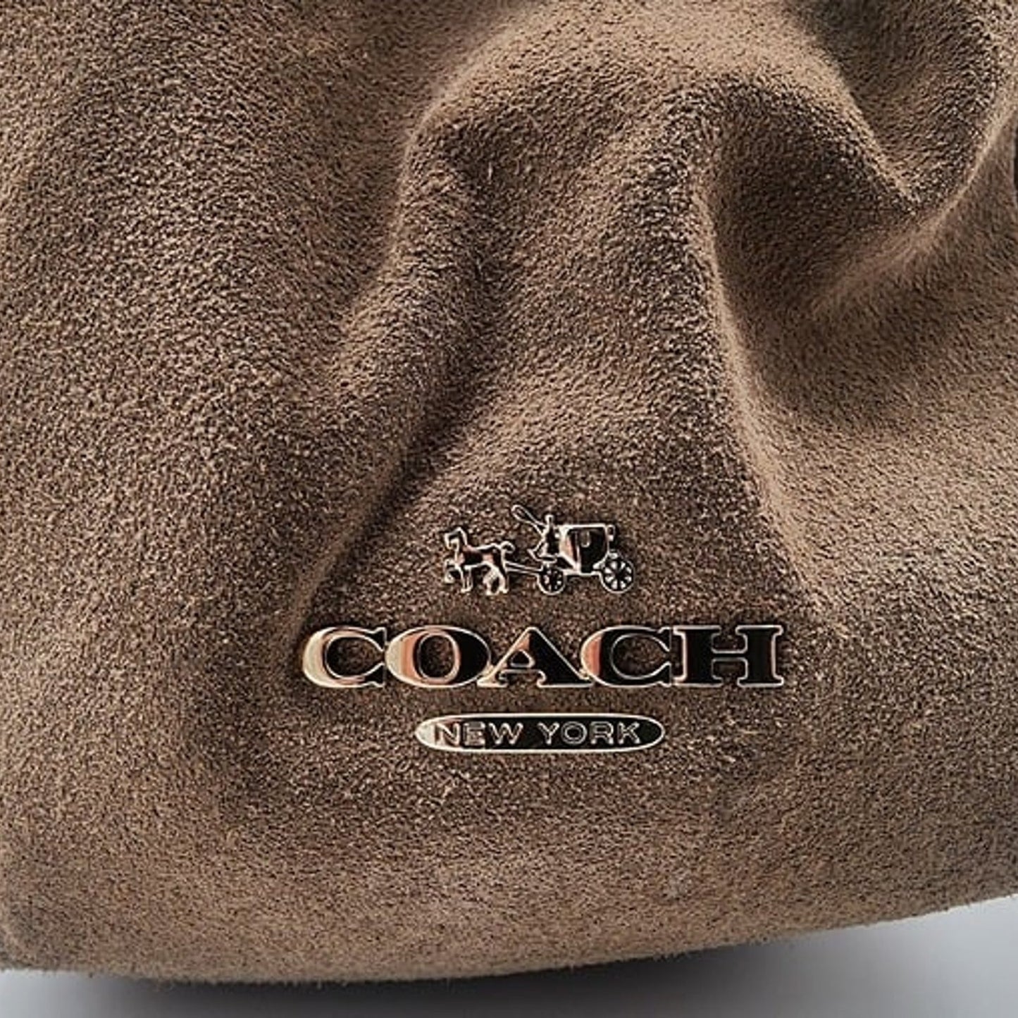 Coach Suede Hobo Bag