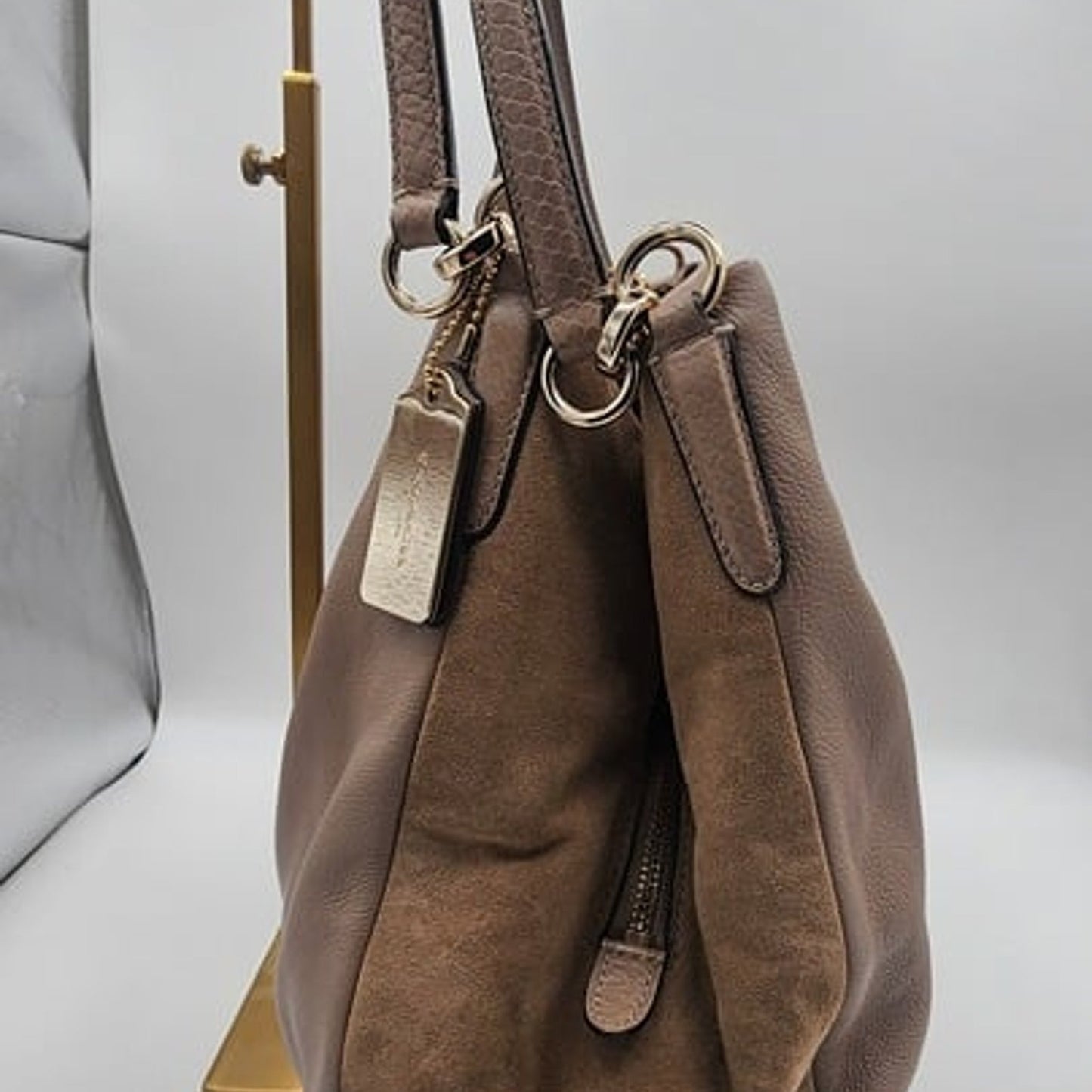 Coach Suede Hobo Bag